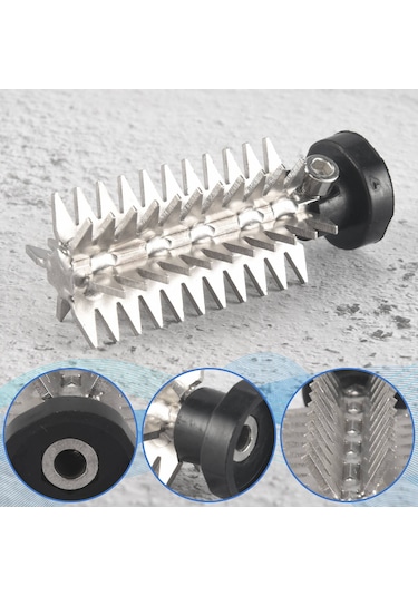 Balık Pullarını Temizleyici Aksesuarları Elektrikli Pul Temizleyici Dayanıklı C Gümüş