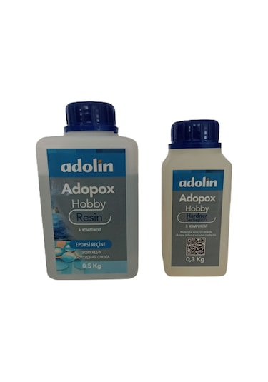 Adopox Hobby Epoksi Şeffaf Reçine (0.3Kg+0.5Kg)
