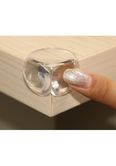 Jmsstore Silikon Köşe Koruyucu 12'li Şeffaf