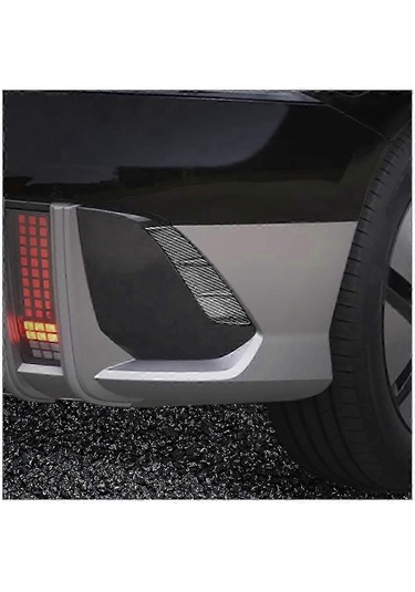 Karbon Fiber Arka Sis Lambası Kapağı Kaş Çerçevesi Dekorasyon Ara