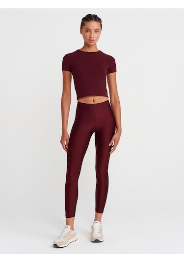 Dilvin 4001 Naylon Tayt-bordo Bordo