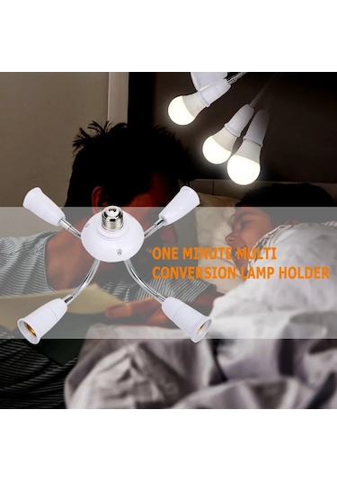 Evrensel E27 Lamba Tabanı 85-285v Ayarlanabilir Tüp Led Lamba