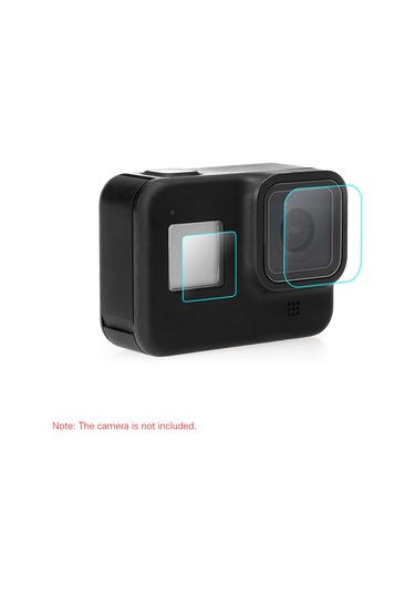 Shineyee Gopro Hero 8 Kamera İçin Cam Ekran Koruyucu Seti - 2 Adet Ekran + 2 Adet Lens + 2 Adet Küçük Ekran Koruyucu, Tam Kaplama, Yüksek Seffaf, Çizik Direnci