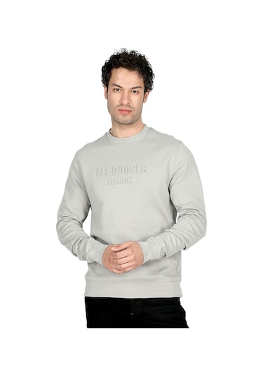Lee Cooper Erkek O Yaka Sweatshirt 241030 Gri