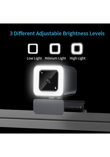 Dancemonkey 2k Usb Web Kamera - Geniş Açı, Otomatik Odaklama, Gürültü Azaltmalı Mikrofon İle Gece-gündüz Net Görüntü