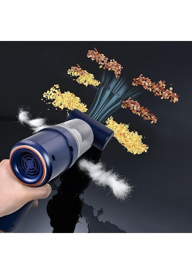 Suntek Araç Mavisi Için El Süpürgesi Akülü 7x6inç Toz Mavi Mavi