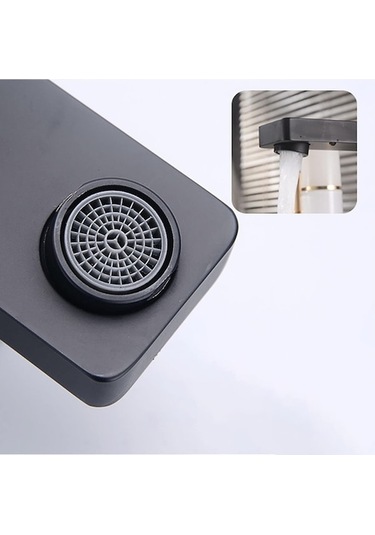 Maoyaya Su Karıştırıcı Musluk, İnox Sıcak Soğuk Su Karıştırma Musluğu Tek Kısımlı İnox