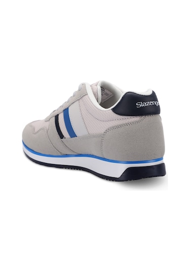 Slazenger ORIGIN I Erkek  Gri / Saks Mavi Günlük Spor Ayakkabısı
