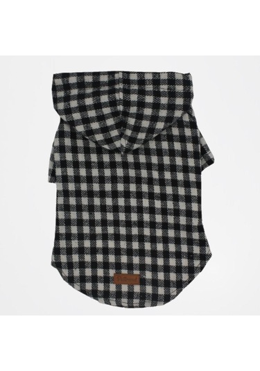 Pawstar Beyaz Ekose Oduncu Kedi Köpek Gömleği