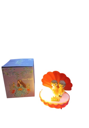 İstiridye Tasarım Işıklı Biblo