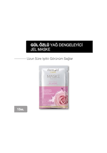 Dermokil Gül Özlü Jel Maske 15 Ml