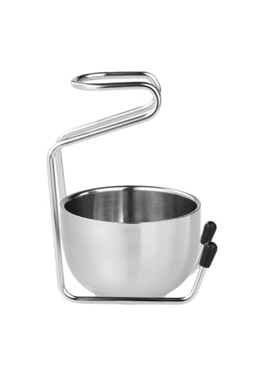 Homyl Tıraş Kasesi Paslanmaz Çelik Metal Sabunluk Kupa Kase