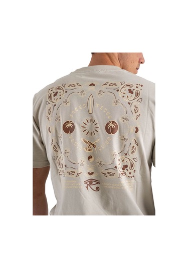 Only Erkek T-shirt 22029483 Onsmanuel Lıfe Reg Ss Desert Tee Gümüş