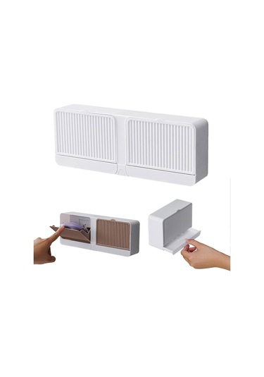 Sunup Çift Bölmeli Banyo Sabun Kutusu