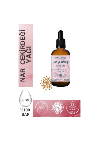 Minia Bahçe Nar Çekirdeği Yağı Kalıcı Yağ 30 ML