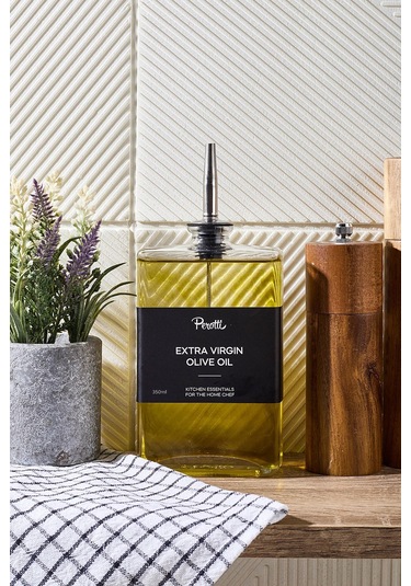 Molivet 350ml Silver Kapak Cam Yağdanlık-sosluk-sirkelik