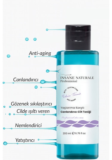 Insane Naturale Canlandırıcı Tonik 200 ML
