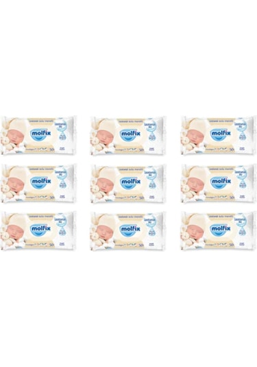 Molfix Yenidoğan Izotonik Sulu Mendil 9 X 50'Li