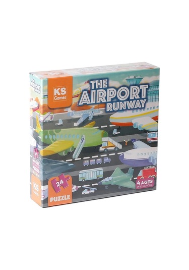 Prs 32707 The Airport Runway Pre School Puzzle -Kspuzzle