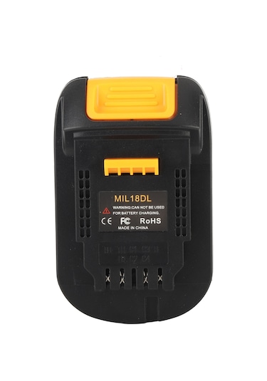 Yaozixa Milwaukee 18v Li-poly Akü Adaptörü, Mıl18dl Modeli, Dayanıklı Nilon-66 Gövde, Sık Bağlantı, Elektrikli Aletler İçin Güç Çevirici