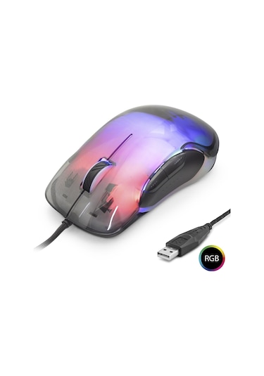 G702 Gaming Mouse 7200 Dpi 6 Tuş 1000 Hz Rgb - Kristal Siyah