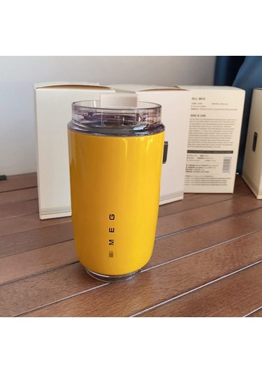 Smeg Paslanmaz Çelik Seyahat Kupası Sarı