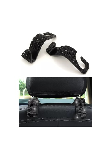 Vsakıe Stukovıny Siyah Taşlı Başlık Kancası 2 Adet 225726965