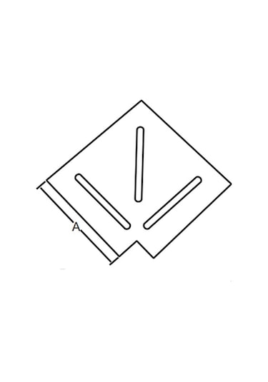 Sinada Havuz Savak Kanal Köşe Parçası Plastik 25 Cm 90 4 Adet -toptancıyızbiz