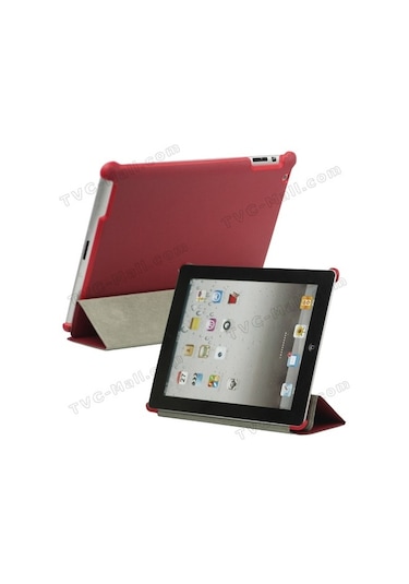 Apple Uyumlu iPad 2/3/4 Kılıf Smart Cover Katlanır