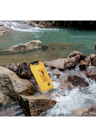 Sones Afıshtour Fw2061 5l Su Geçirmez Sürüklenen Akış Çantası Katlanır Depolama Kovası Paketi Yeşil