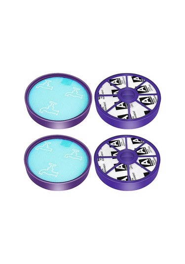 Yifomall Dc19/dc20/dc21/dc29 İçin Yıkama Eliyebilen Ön Ve Arka Hepa Filtre Seti 2 Ön + 2 Arka Filtre