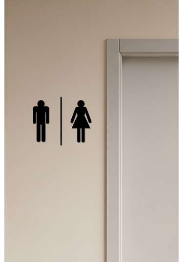 Wc Tabelası, Tuvalet Levhası, Kadın Erkek Tabela, Yönlendirme Levhaları 54
