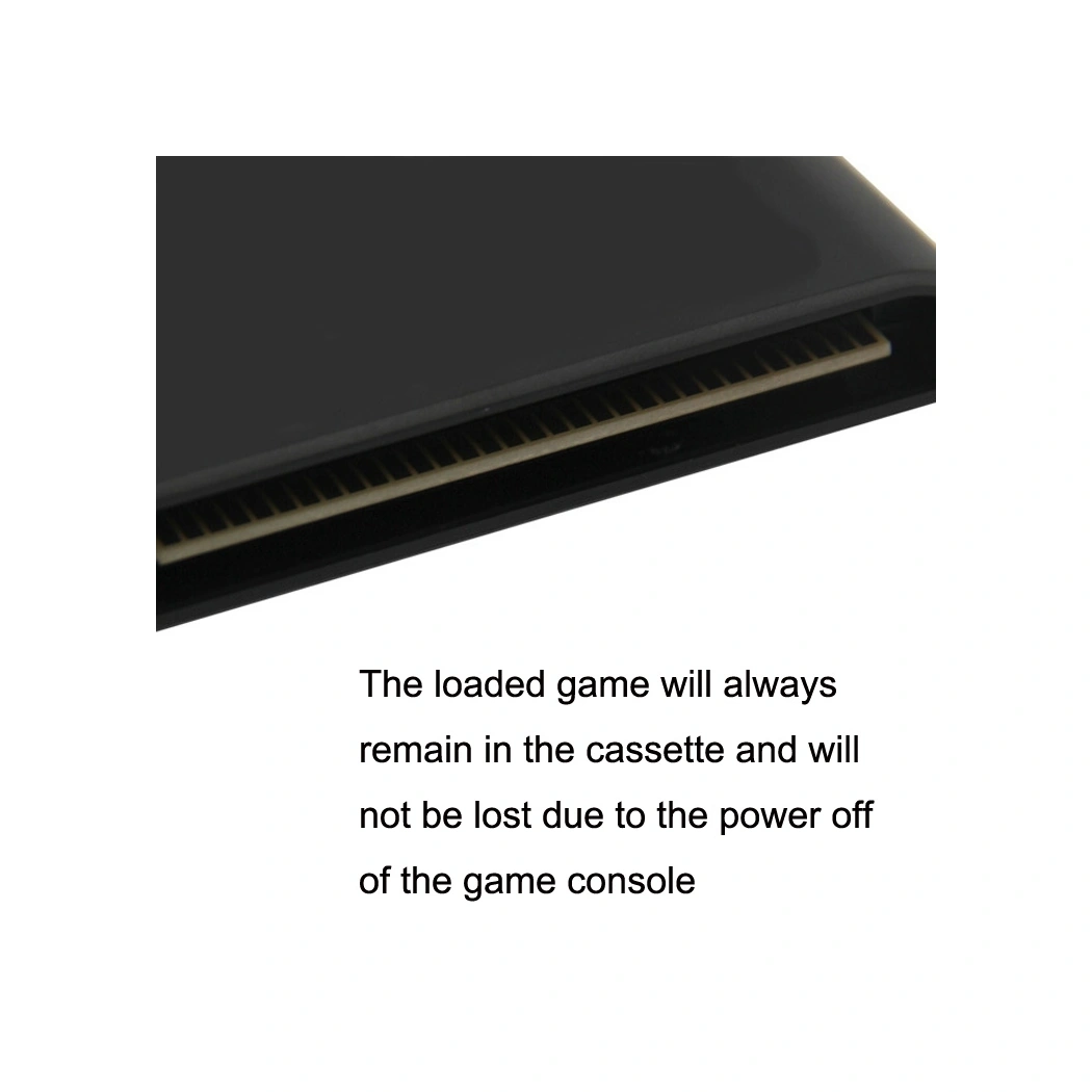 Sones Sega İçin Md-001 Oyun Yakma Kartı Siyah