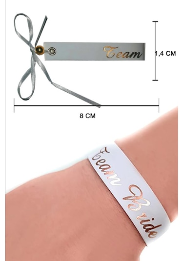 12 Adet Bride To Be Gelin Ve Team Bride Nedime Bilekliği Bekarlığ