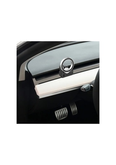 Cz-156 Tesla Telefon Tutucu Kaymaz Darbeye Dayanıklı Telefon Braketi Manyetik Araç Montajı