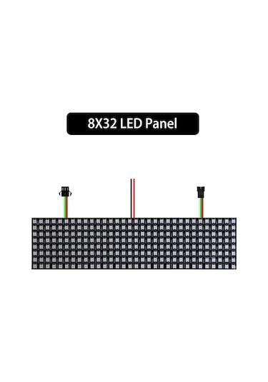 Epistar Ws2812b Led Dijital Esnek Panel Işığı 8x8 16x16 Modül Matris Ekran Dc5v Ws2812ıc Mavi