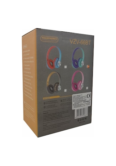 Polygold VZV-66BT Bluetooth SD Kart Destekli Kulak Üstü Kulaklık