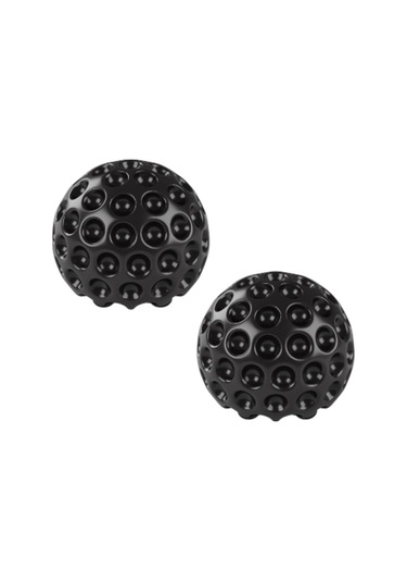 Suntek 2 Adet Seramik Klozet Cıvata Kapakları Kullanışlı Siyah