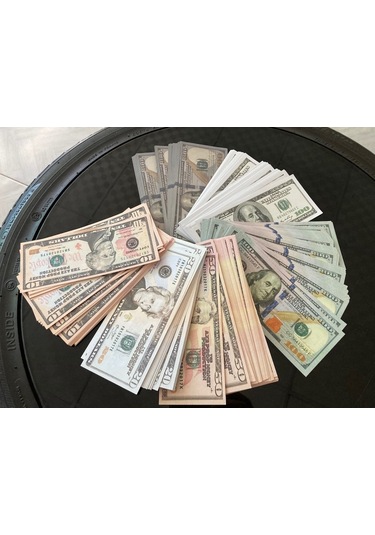 Aykar 300 Adet Karma Dolar Geçersiz Düğün Film Dizi Paraları (545988166)