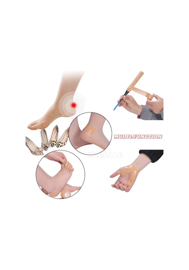 1 Rulo 2.5 Cm 5 M Elastik Su Geçirmez Köpük Bant Aşınmaya Dayanıklı Bandaj