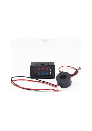 Dijital Trafolu Volt-Ampermetre 50-500V 0-50Amper
