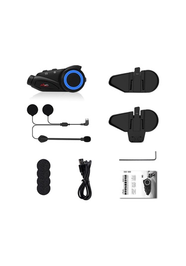 ElectroNaz Kask Bluetooth Kulaklık Motosiklet Maxto M3 Kameralı Intercom
