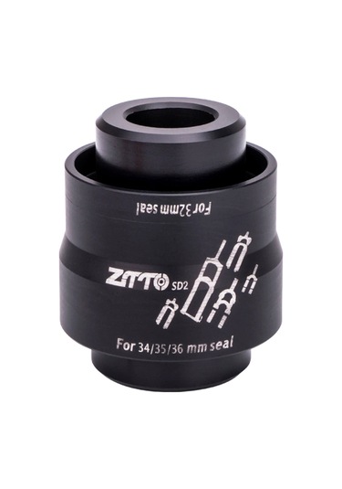 Jeemson Mtb Amortisör Fork Lastik/toz Kapak Yükleme Aracı - 32/34/35/36mm Uyumlu Siyah Plasti K Bakım Aleti Çok Renkli