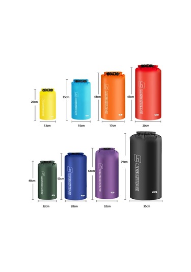 Açık Drifting Su Geçirmez Çanta Kamp Su Geçirmez Kova Kamp