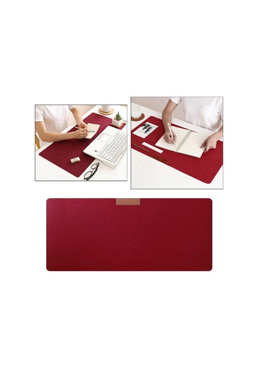 Homyl Yumuşak Mouse Pad Masa Büyük-kırmızı-şarap