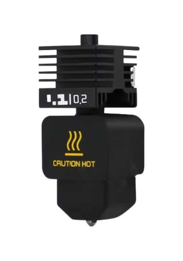 0.2mm Bambu Lab P2s, H2d, A1, A1 Mini Hotend Seti - Sertleştirilmiş Çelik Nozzle