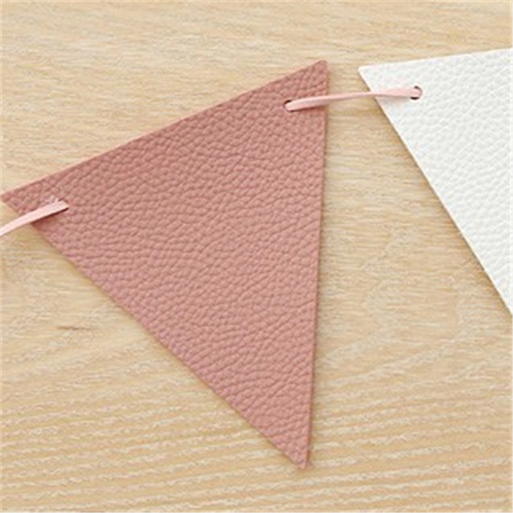 Xindoker 3 Metre Deri Askı Bayrak Seti - Piknik Ve Kamp İçin Renkli Bayraklar Pembe Seçenek Pembe