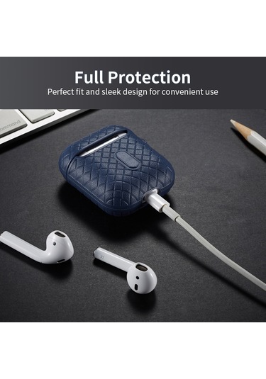 Springsun Hafif Ve Şok Emici Tpu Kılıf - Airpods 1/2 İçin Renkli Koruma Kılıfı Kırmızı