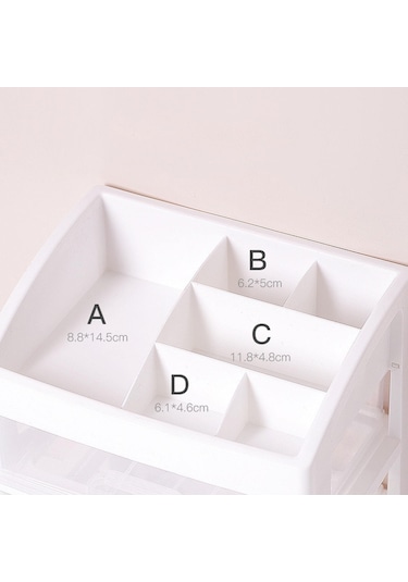 Homyl Banyo Çekmeceleri Için Kozmetik Depolama Rafı Dört