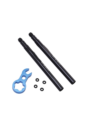 Kosona Yol Bisikleti İç Lastik Uzatıcı, Alüminyum Malzeme, Çift Sigorta, 80mm, Çözülmez Tip, Karbon Bıçağı İçin, 2 Adet + Aparatlar
